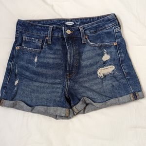 Old navy High rise denim shorts